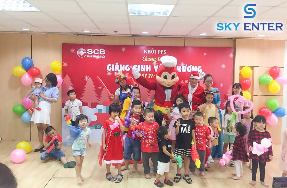 CUNG CẤP THIẾT BỊ SỰ KIỆN CHO CHƯƠNG TRÌNH GIÁNG SINH NGÂN HÀNG SCB